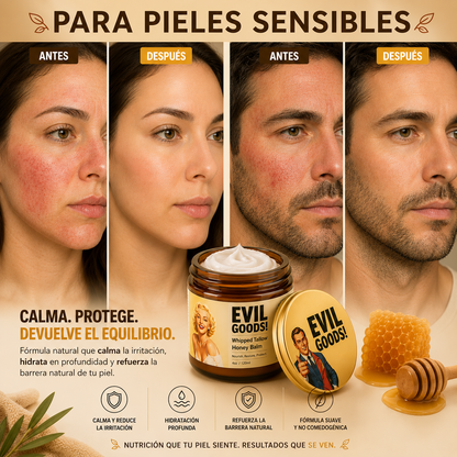 GLOW TALLOW®️-CREMA FACIAL DE SEBO DE RES Y MIEL