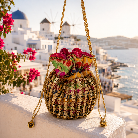 BOLSO BOMBONERA BOHO CHIC