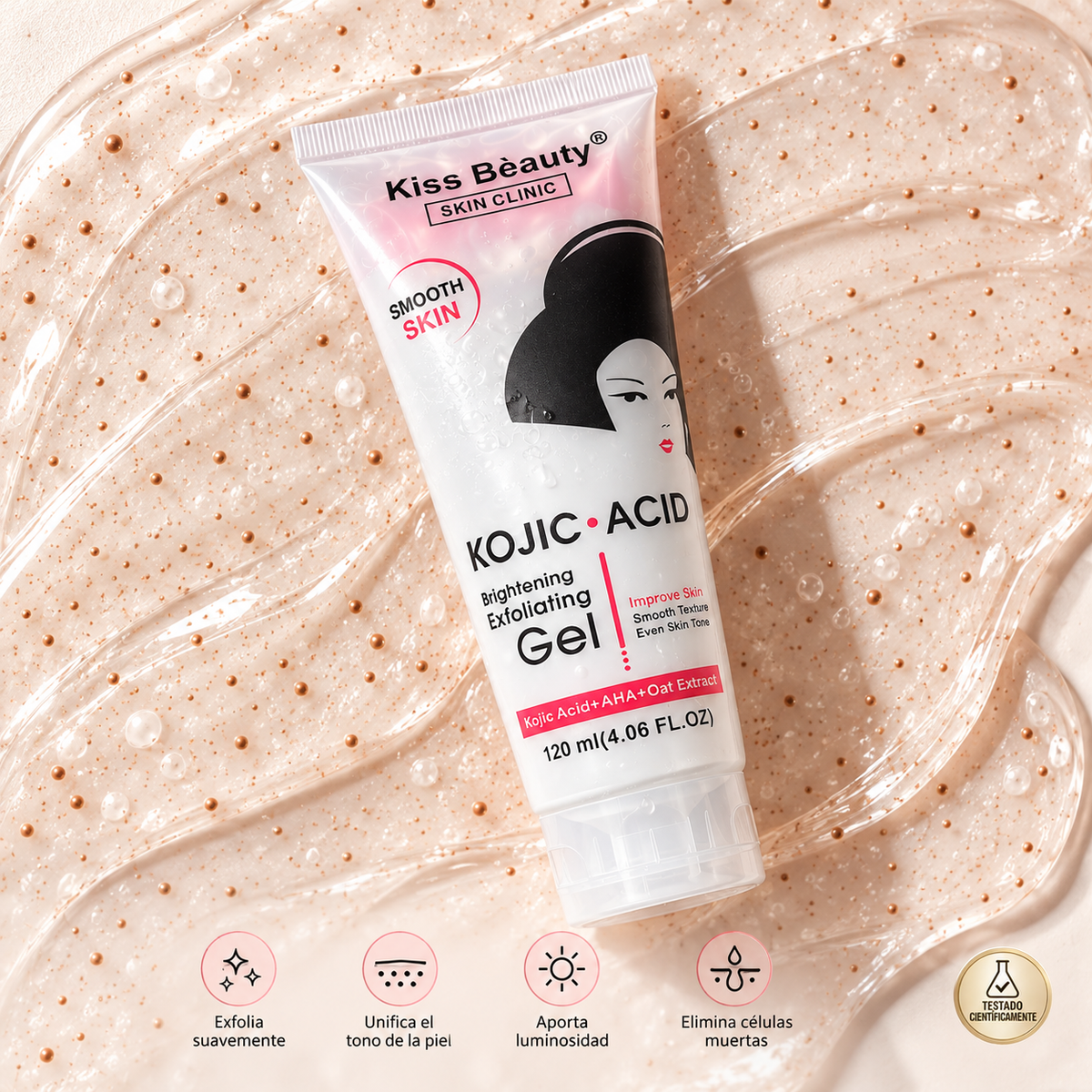 K-Glow Radiance®️-Exfoliante facial Coreano
