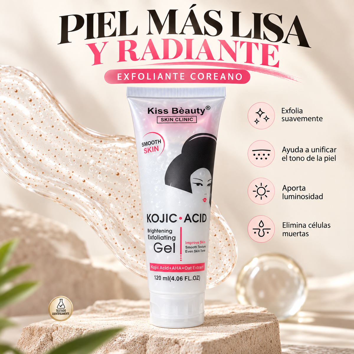 K-Glow Radiance®️-Exfoliante facial Coreano