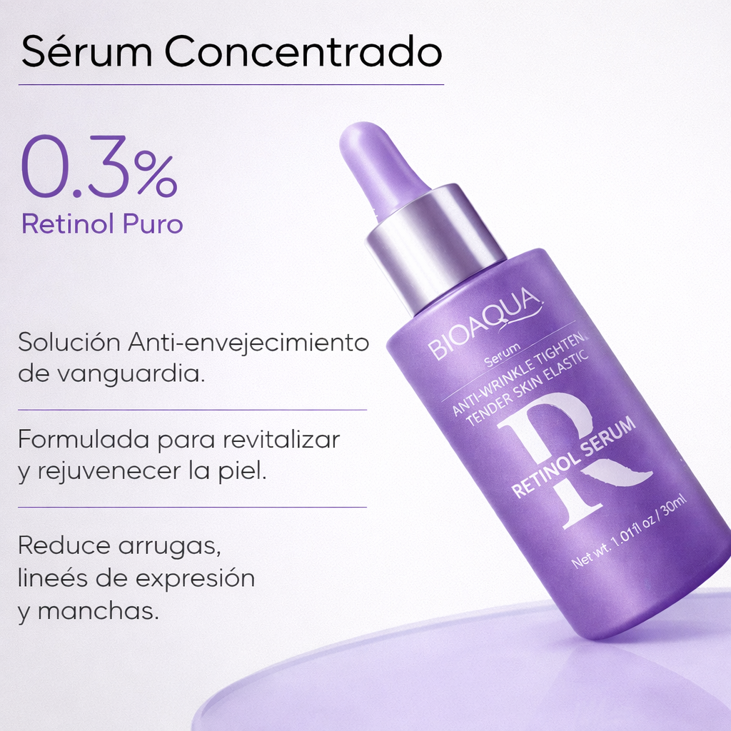BIOAQUA® – Sérum con Retinol y Ácido Hialurónico