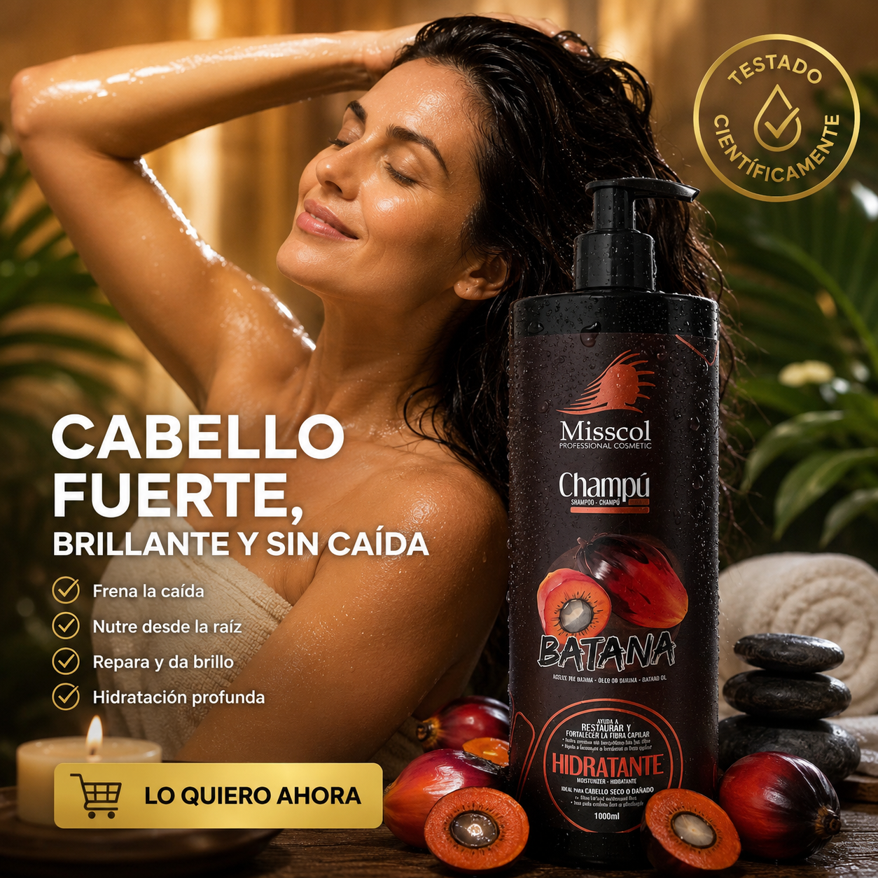 BATANA GOLD PRO®️- Champú de Batana 1 Litro - Crecimiento capilar