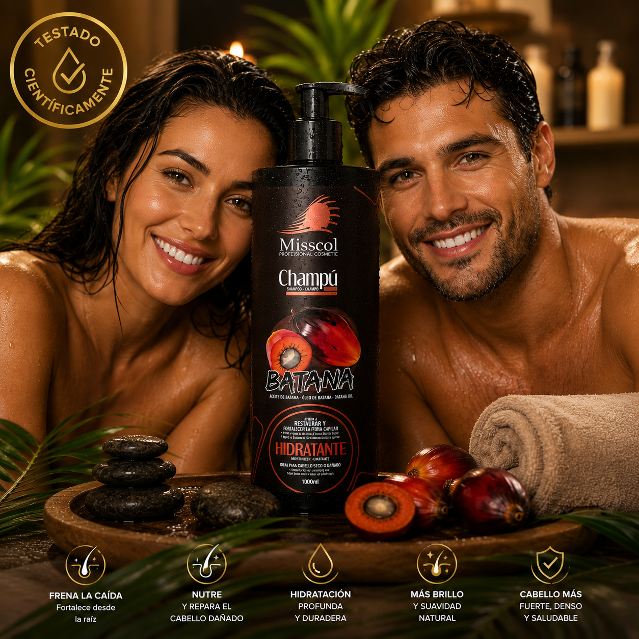 BATANA GOLD PRO®️- Champú de Batana 1 Litro - Crecimiento capilar