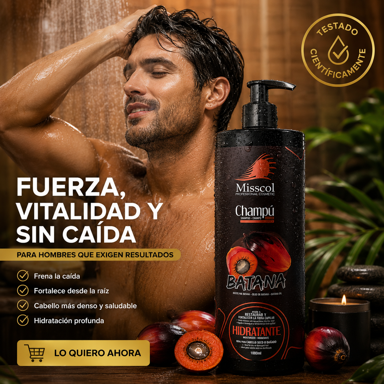 BATANA GOLD PRO®️- Champú de Batana 1 Litro - Crecimiento capilar